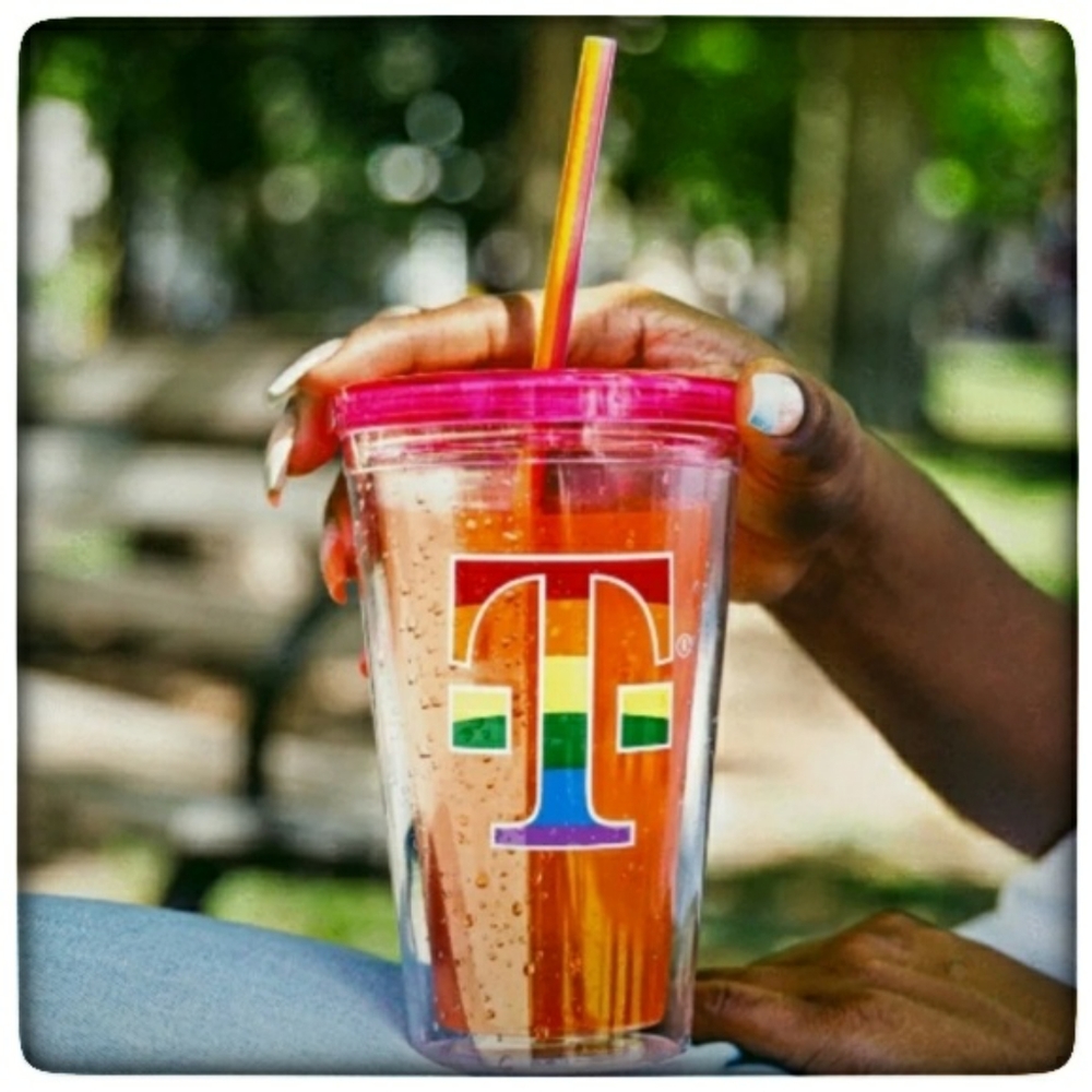 T Mobile Tuesdays Tumbler Pride Month Rainbow